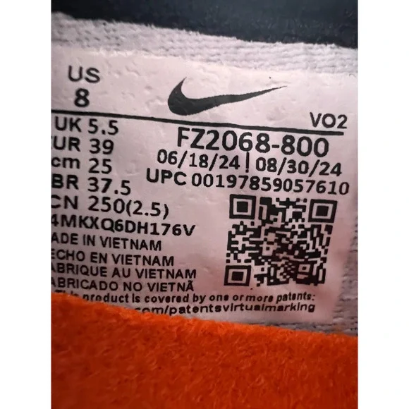 Nike Air Max Sunder Safety Orange Black FZ2068-800 Women’s Size 8 - Picture 3 of 12